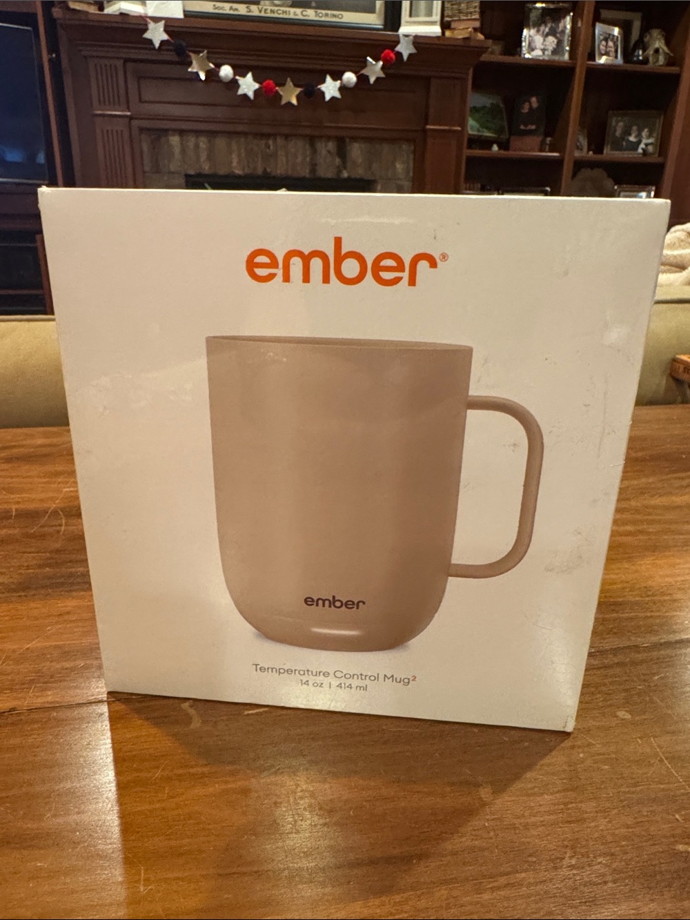 NIB EMBER Temperature Control Mug SandStone 14 oz Factory Sealed GIFT New!